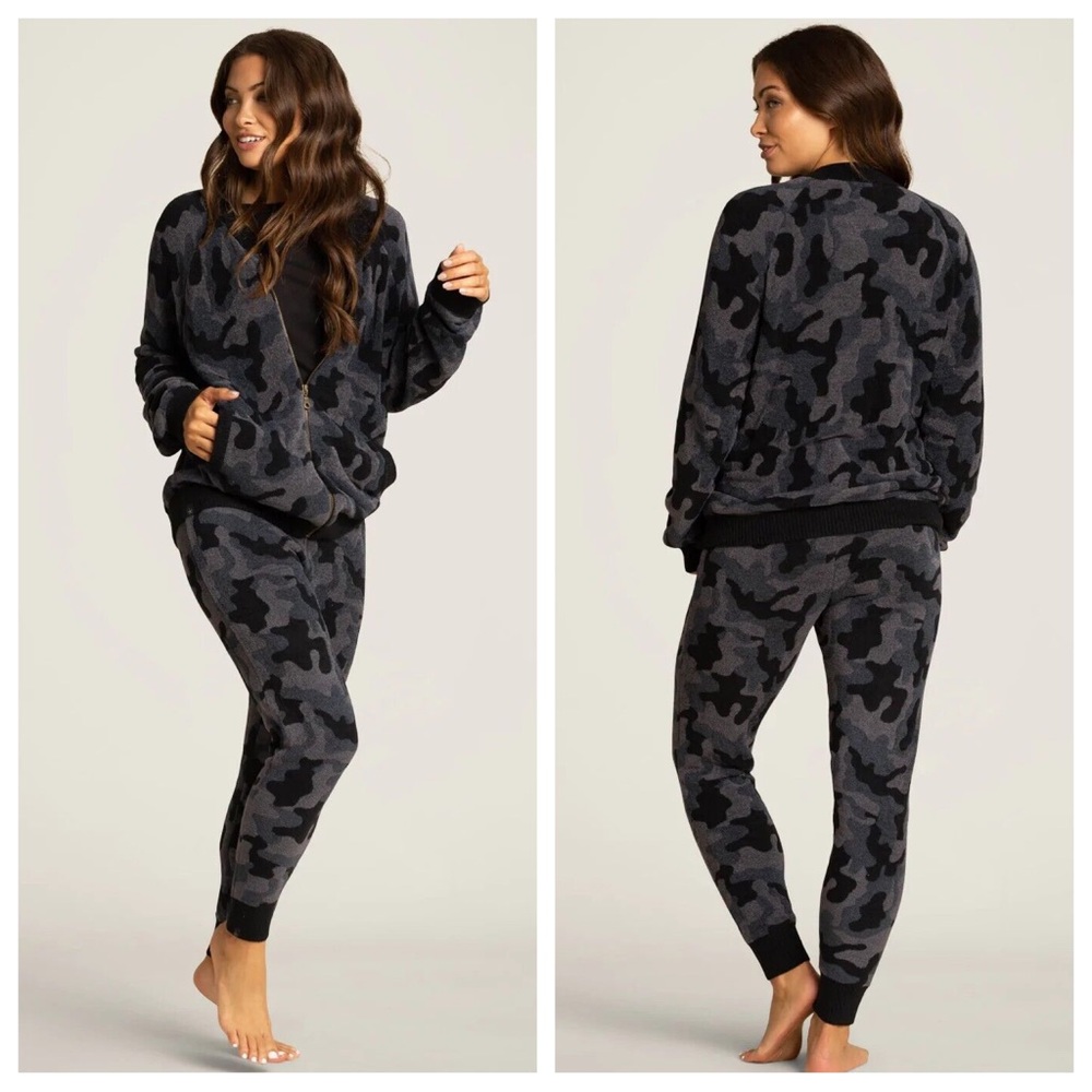 Barefoot Dreams CozyChic Ultra Lite Indigo Multi Camo Joggers